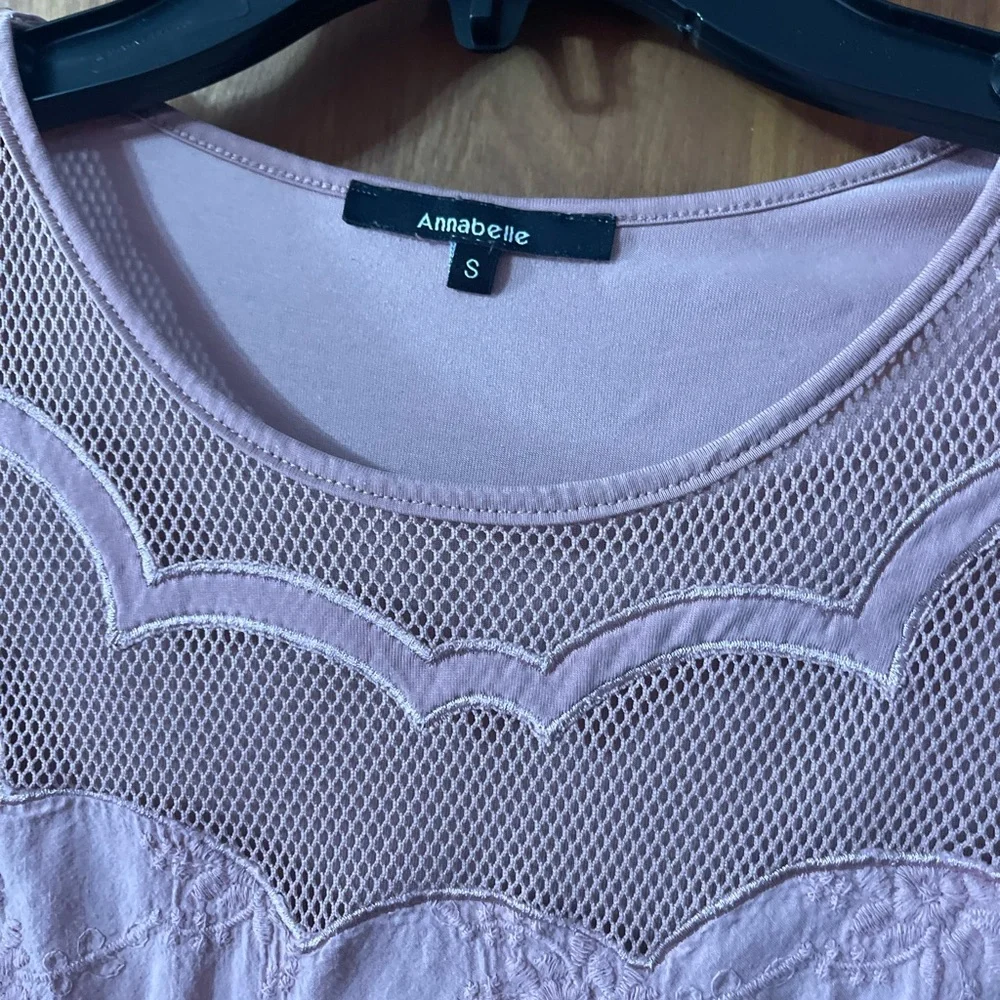 Mauve/pink maternity top - Picture 3 of 3